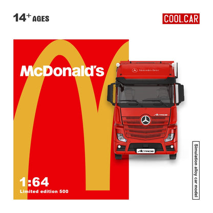 (Pre-Order)(CC646736) Mercedes-Benz Actros container truck (McDonalds livery)