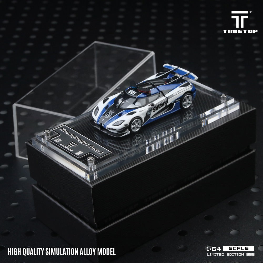 (Pre-Order)(TT644816) Koenigsegg One:1 Police Car