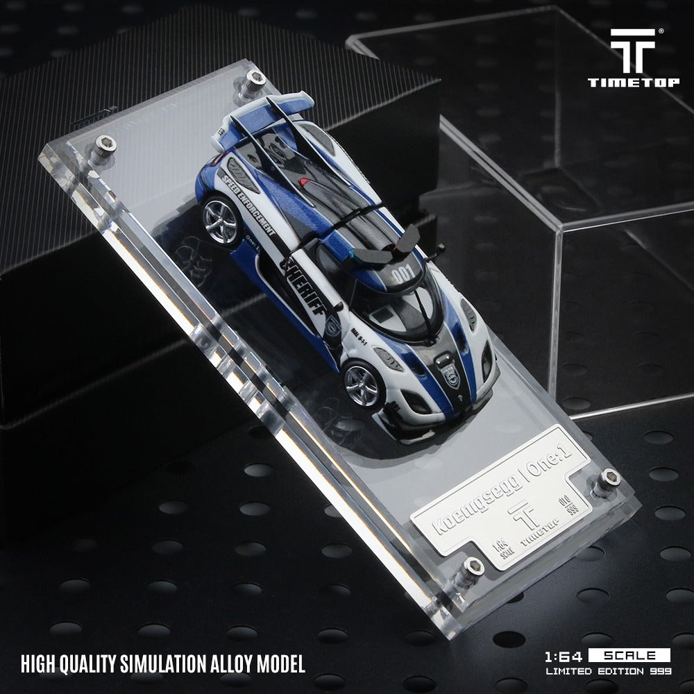 (Pre-Order)(TT644816) Koenigsegg One:1 Police Car