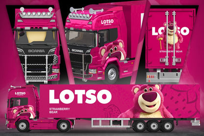 (CC644024) Scania Container Truck - Strawberry Bear