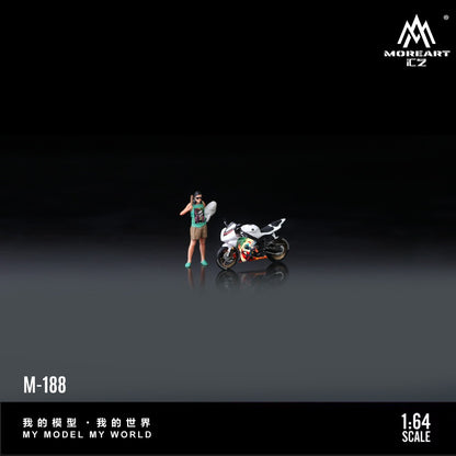 (Pre-Order) (MO222188) Yamaha R6 clown livery with Figure