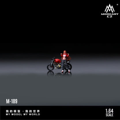 (Pre-Order) (MO222189) Ducati Monster 696 with Red Girl figurine
