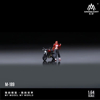 (Pre-Order) (MO222189) Ducati Monster 696 with Red Girl figurine