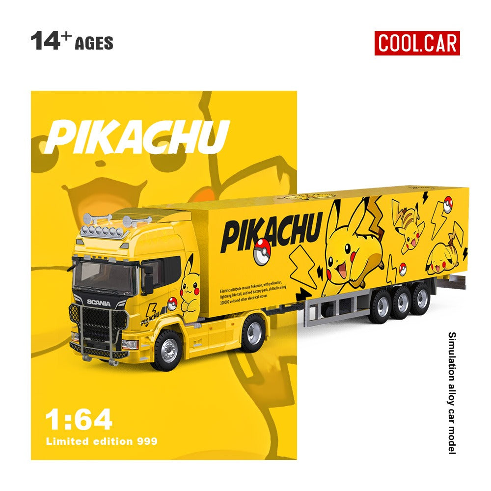 (Pre-Order)(CC644025) Scania Container Truck - Pikachu