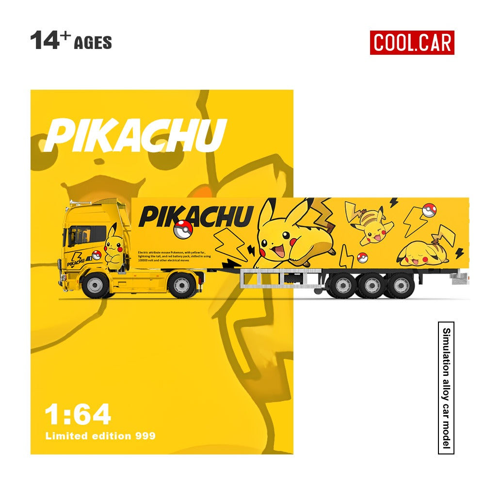 (Pre-Order)(CC644025) Scania Container Truck - Pikachu