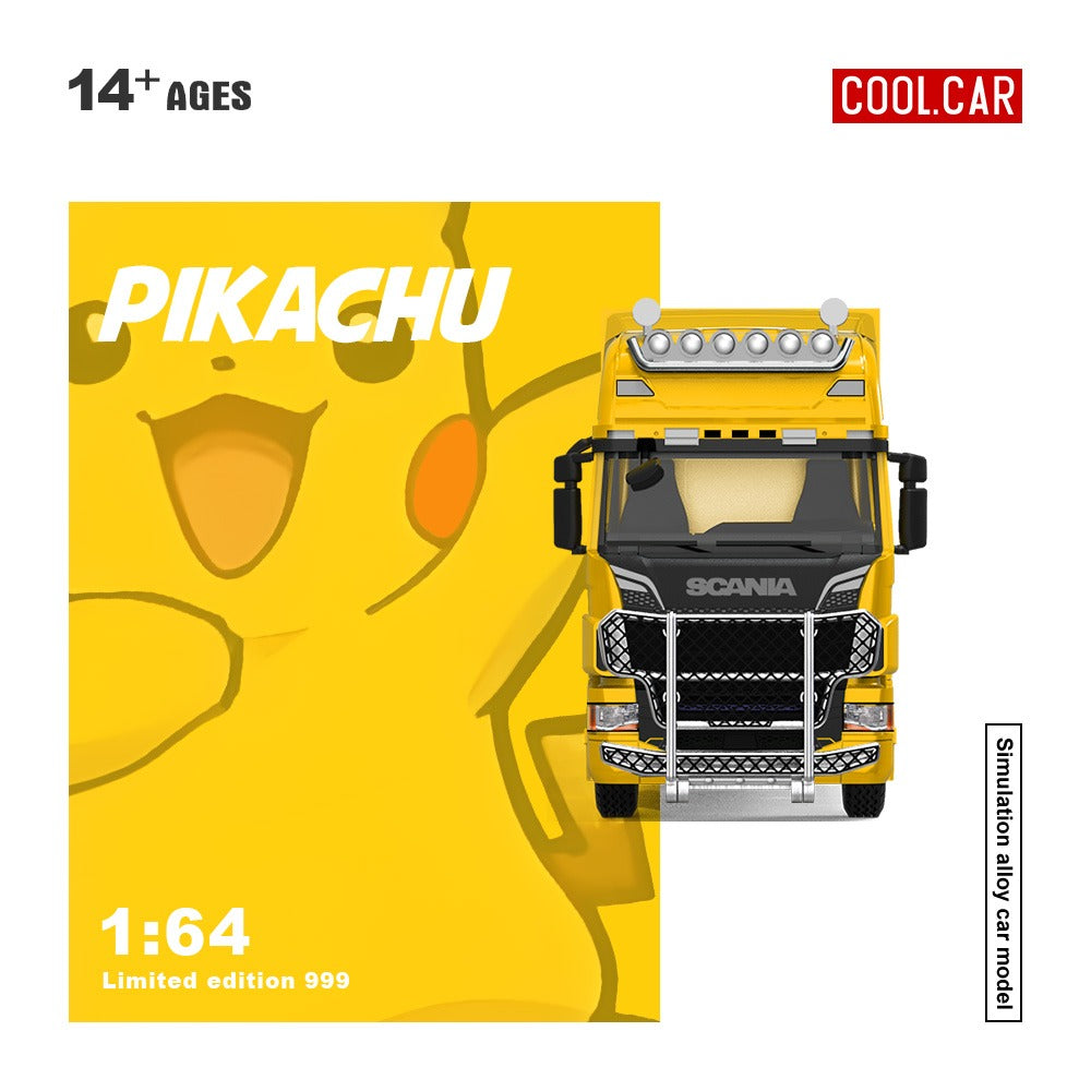 (Pre-Order)(CC644025) Scania Container Truck - Pikachu