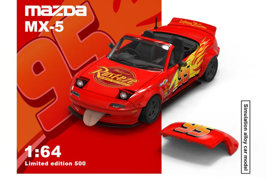 (Pre-Order) (CC646915) Mazda MX5-KT - Lightning McQueen livery