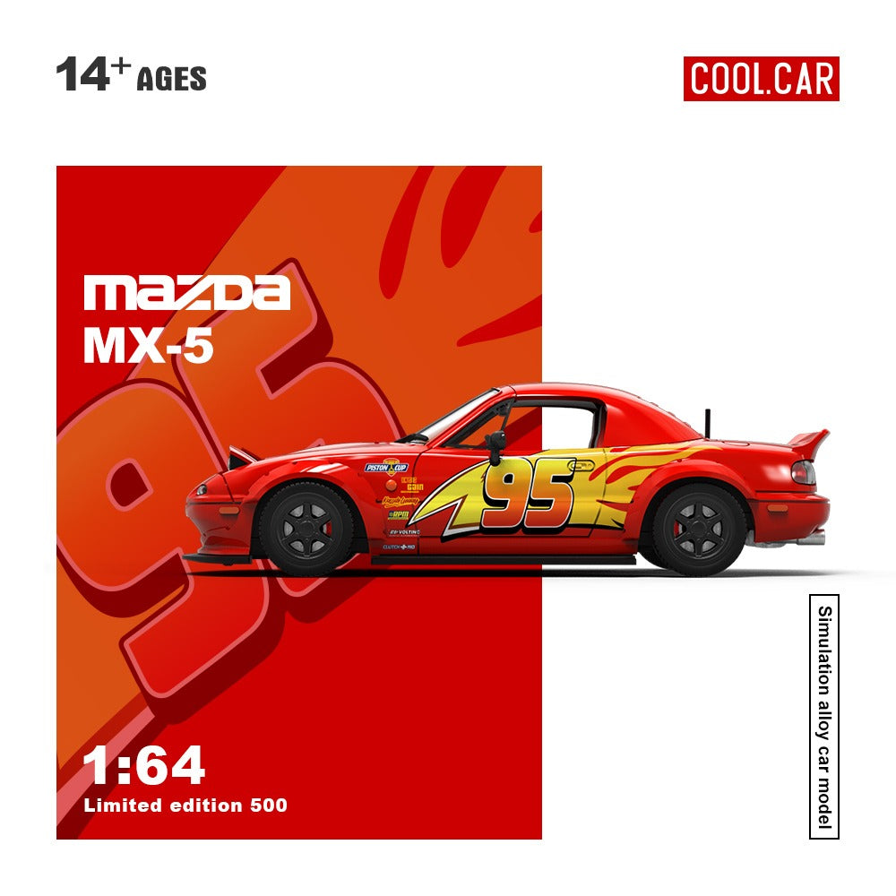(Pre-Order) (CC646915) Mazda MX5-KT - Lightning McQueen livery
