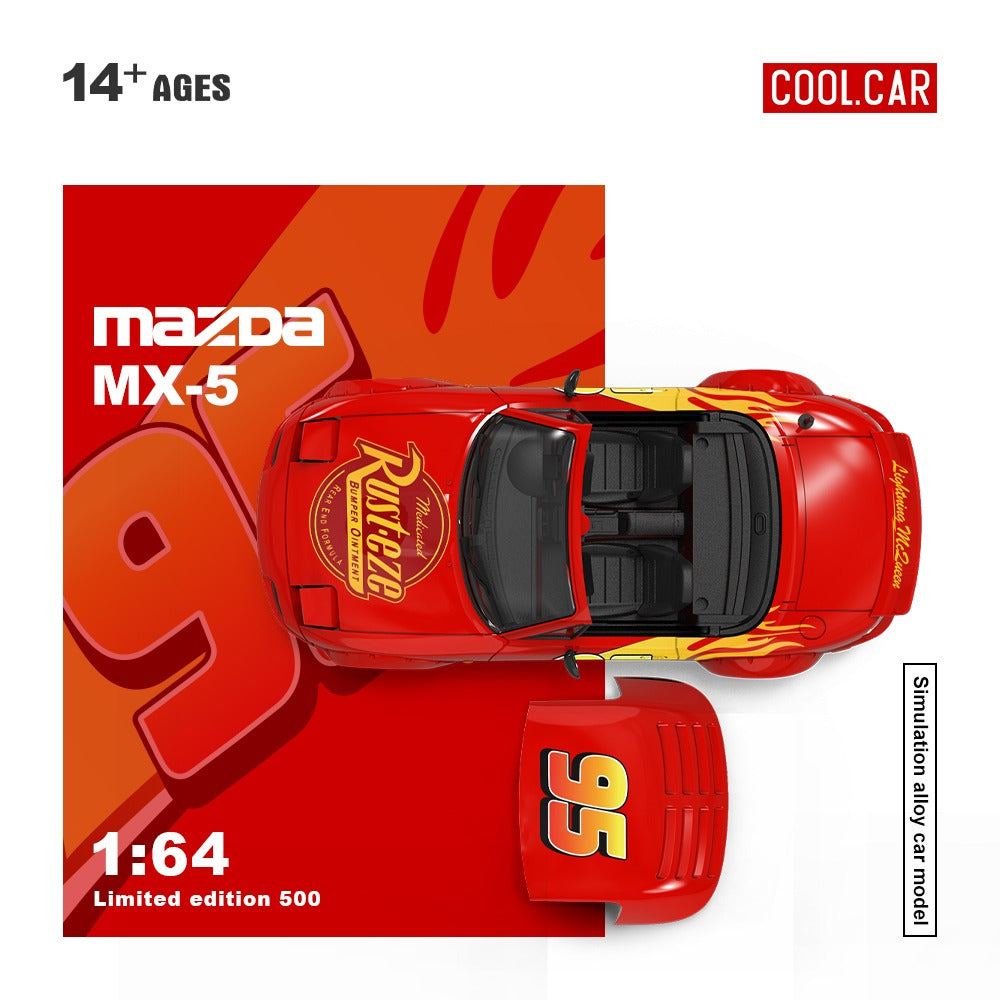 (Pre-Order) (CC646915) Mazda MX5-KT - Lightning McQueen livery