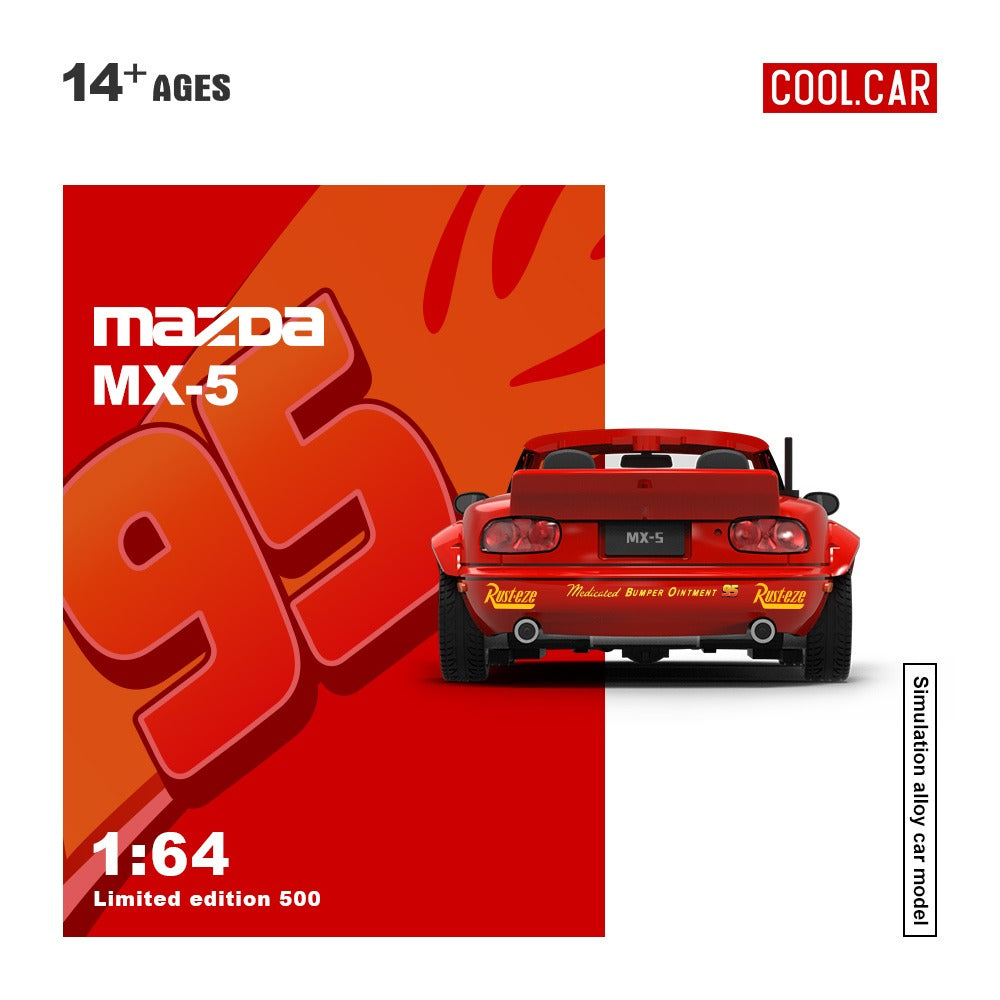 (Pre-Order) (CC646915) Mazda MX5-KT - Lightning McQueen livery