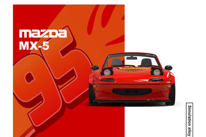 (Pre-Order) (CC646915) Mazda MX5-KT - Lightning McQueen livery