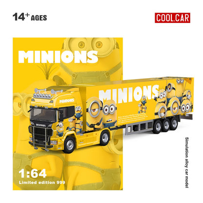 (Pre-Order)(CC644028) Scania Container Truck - Minion Livery