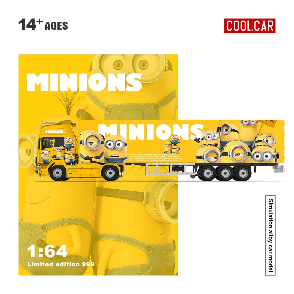 (Pre-Order)(CC644028) Scania Container Truck - Minion Livery