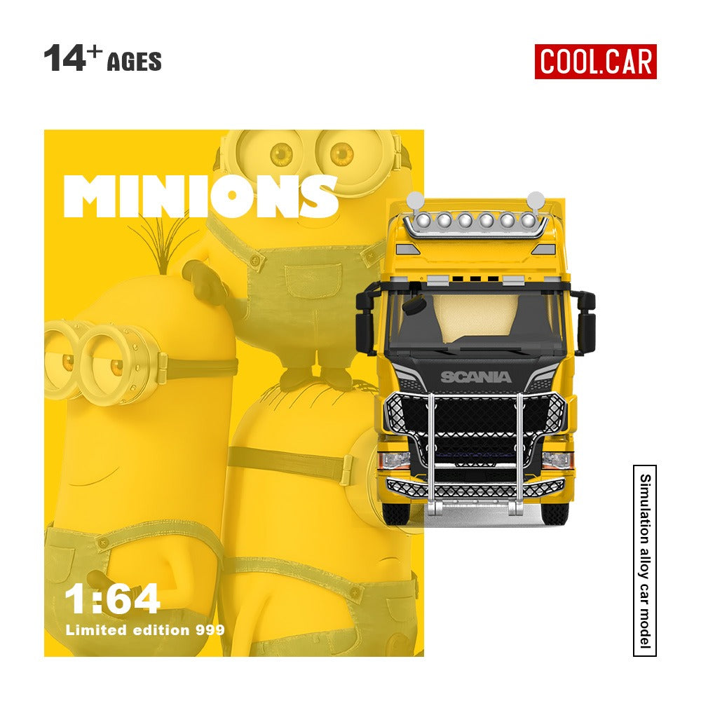 (Pre-Order)(CC644028) Scania Container Truck - Minion Livery