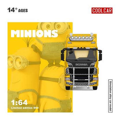 (Pre-Order)(CC644028) Scania Container Truck - Minion Livery
