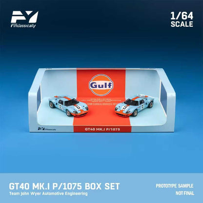 (Pre-Order) Finclassically Ford GT40 Mk.I 1968 P/1075 Box set