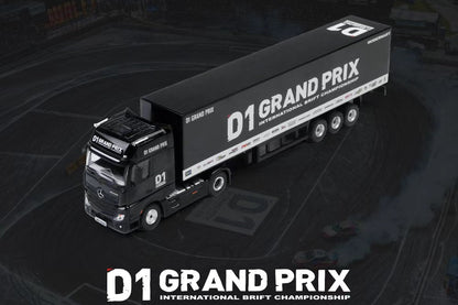 (Pre-Order)(MD646737) Mercedes Actros container truck D1 Black Edge