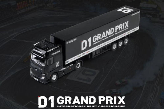 (Pre-Order)(MD646737) Mercedes Actros container truck D1 Black Edge