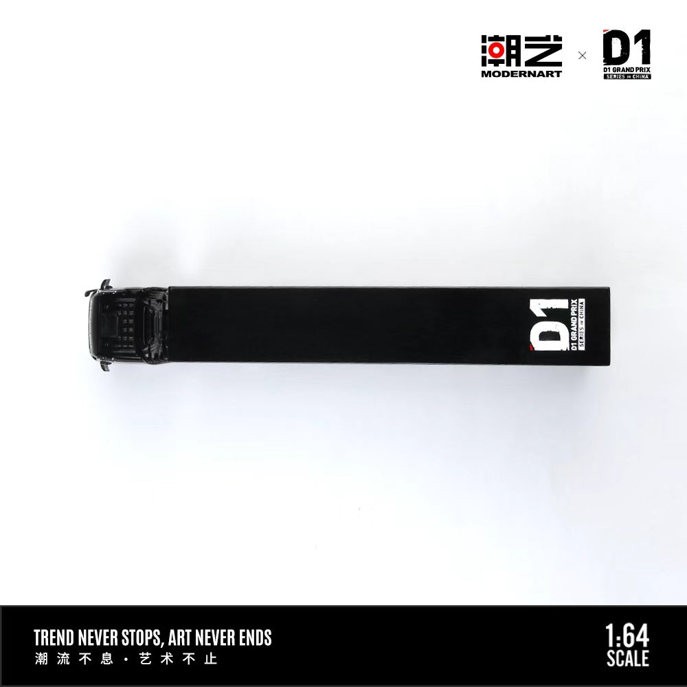 (Pre-Order)(MD646737) Mercedes Actros container truck D1 Black Edge