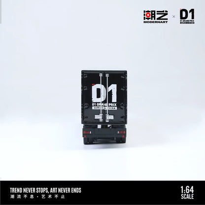 (Pre-Order)(MD646737) Mercedes Actros container truck D1 Black Edge