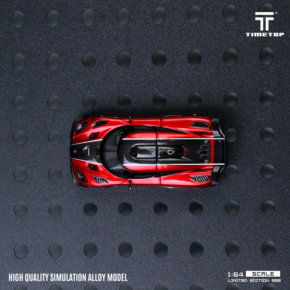 (Pre-Order)(TT644812) Koenigsegg One:1 (Metallic Red)