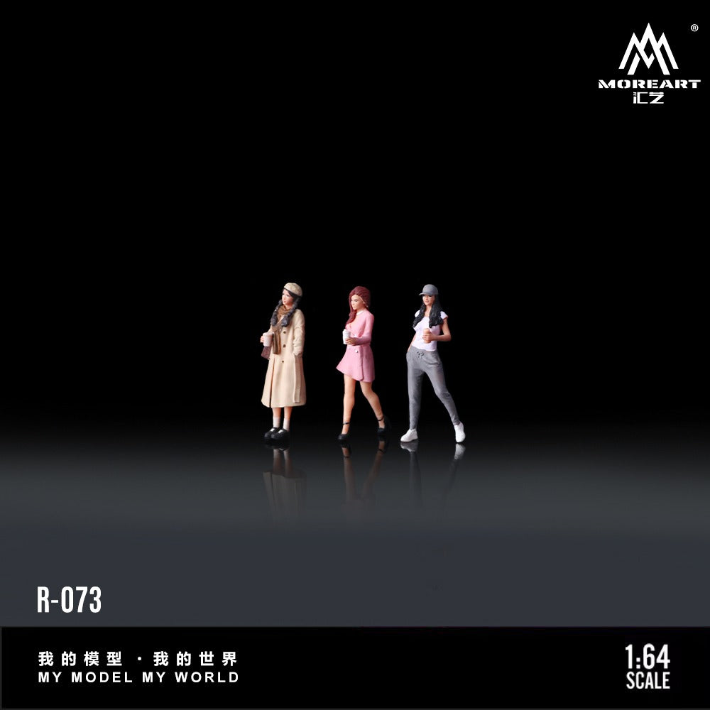 (Pre-Order) (MO223073) Urban Beautiful Girl Set Realistic Resin Models