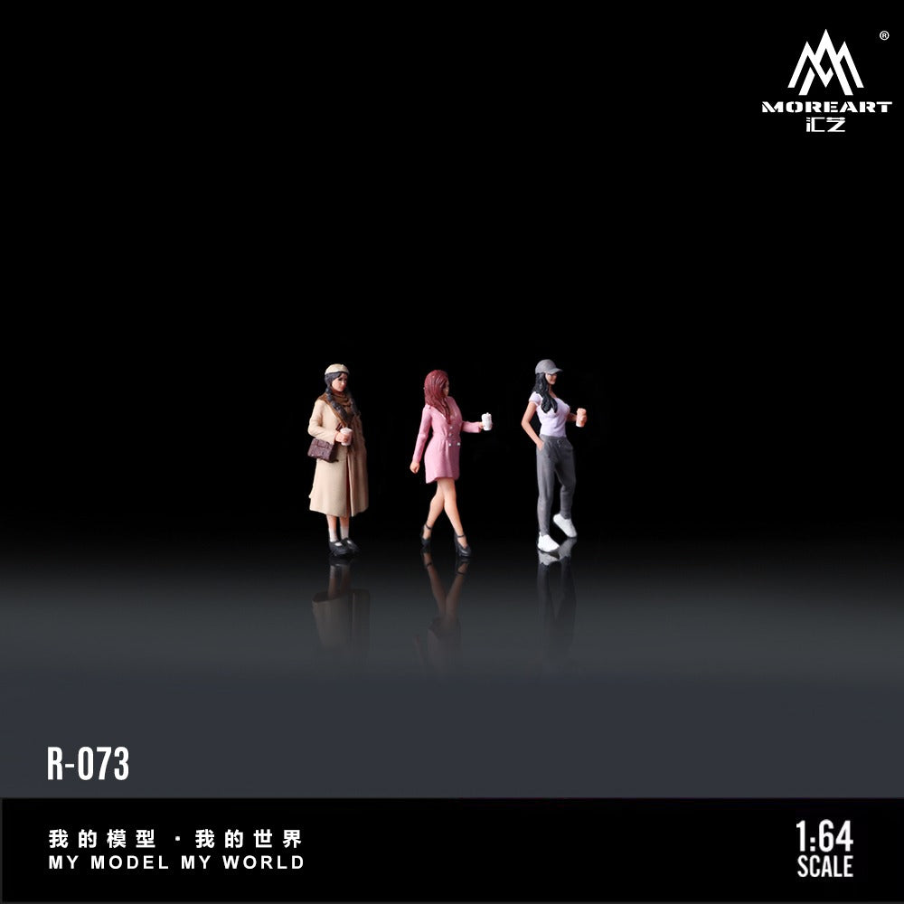 (Pre-Order) (MO223073) Urban Beautiful Girl Set Realistic Resin Models