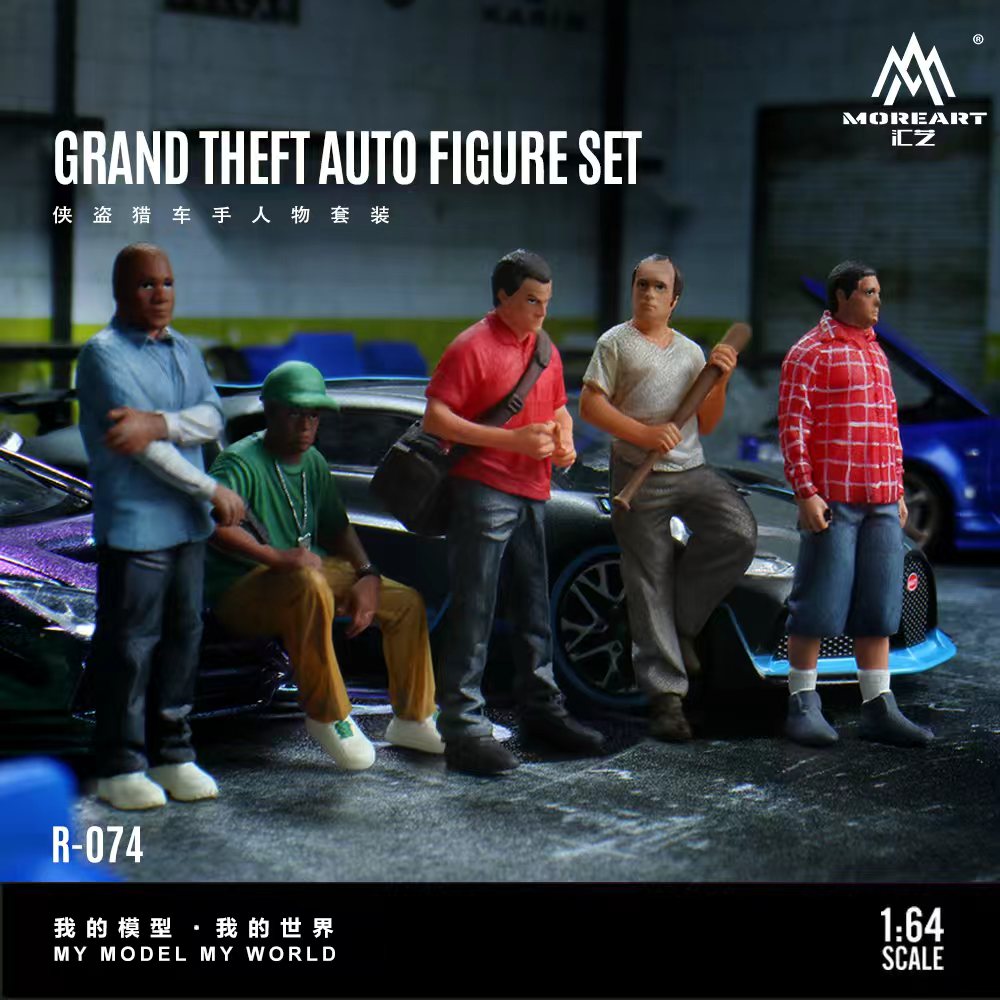(Pre-Order) (MO223074) Grand Theft Auto Character Set
