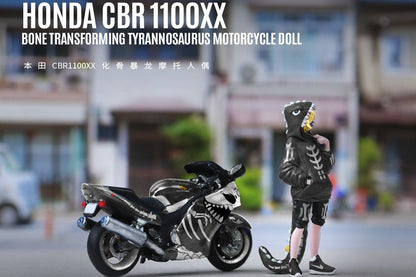 (Pre-Order) (MO222206) Honda CBR1100XX Robo Dragon Motorcycle with Figurine