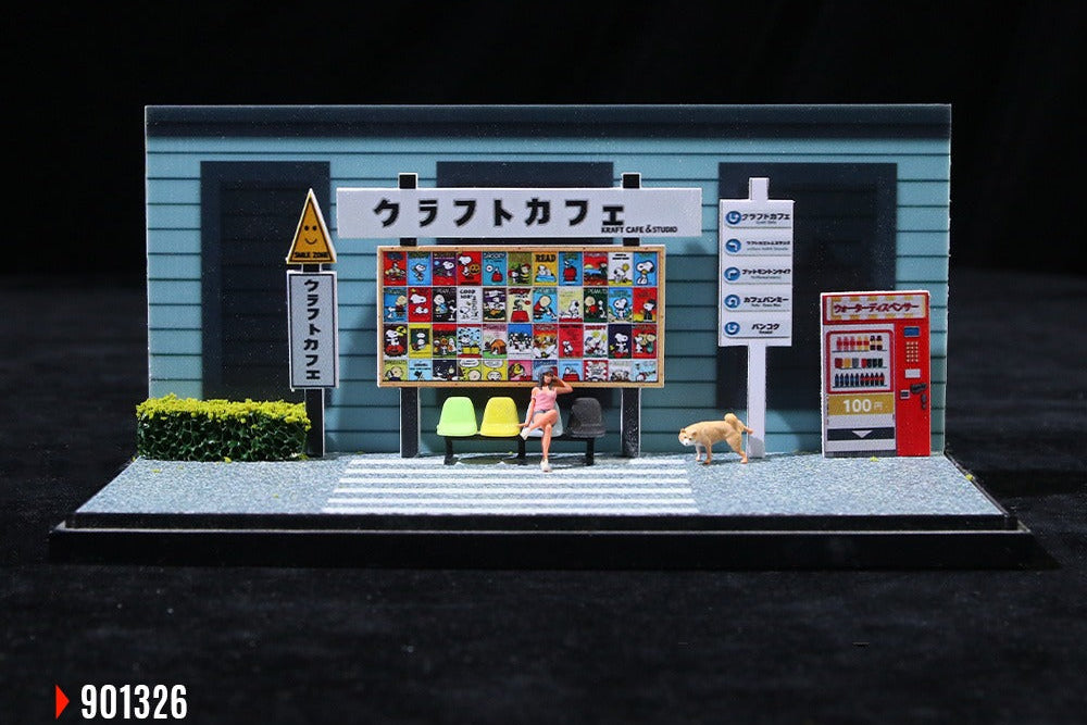 (Pre-Order)(MO901326) The miniature daily scene in front of the café