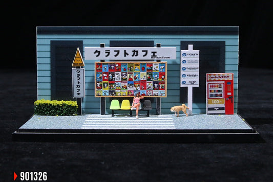 (Pre-Order)(MO901326) The miniature daily scene in front of the café