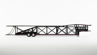 (Pre-Order) (KS-120-586) Car Carrier Trailer (Black)