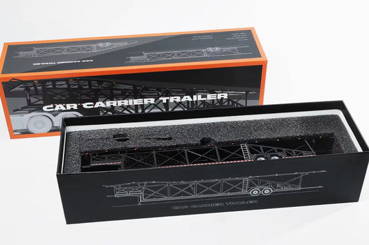 (Pre-Order) (KS-120-586) Car Carrier Trailer (Black)