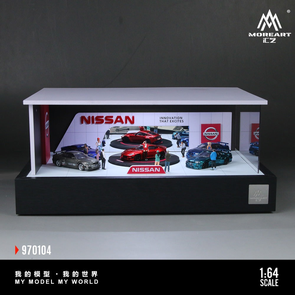 (Pre-Order) (MO970104) - Nissan Rotating Booth Exhibition Hall