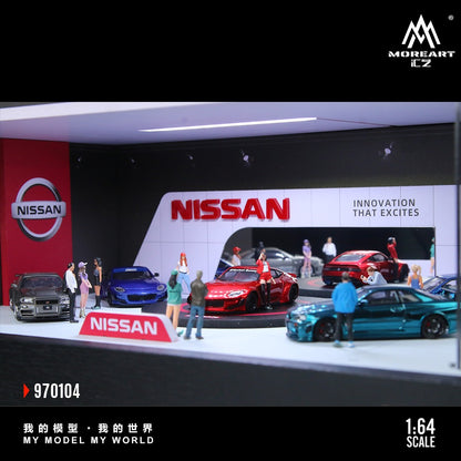 (Pre-Order) (MO970104) - Nissan Rotating Booth Exhibition Hall