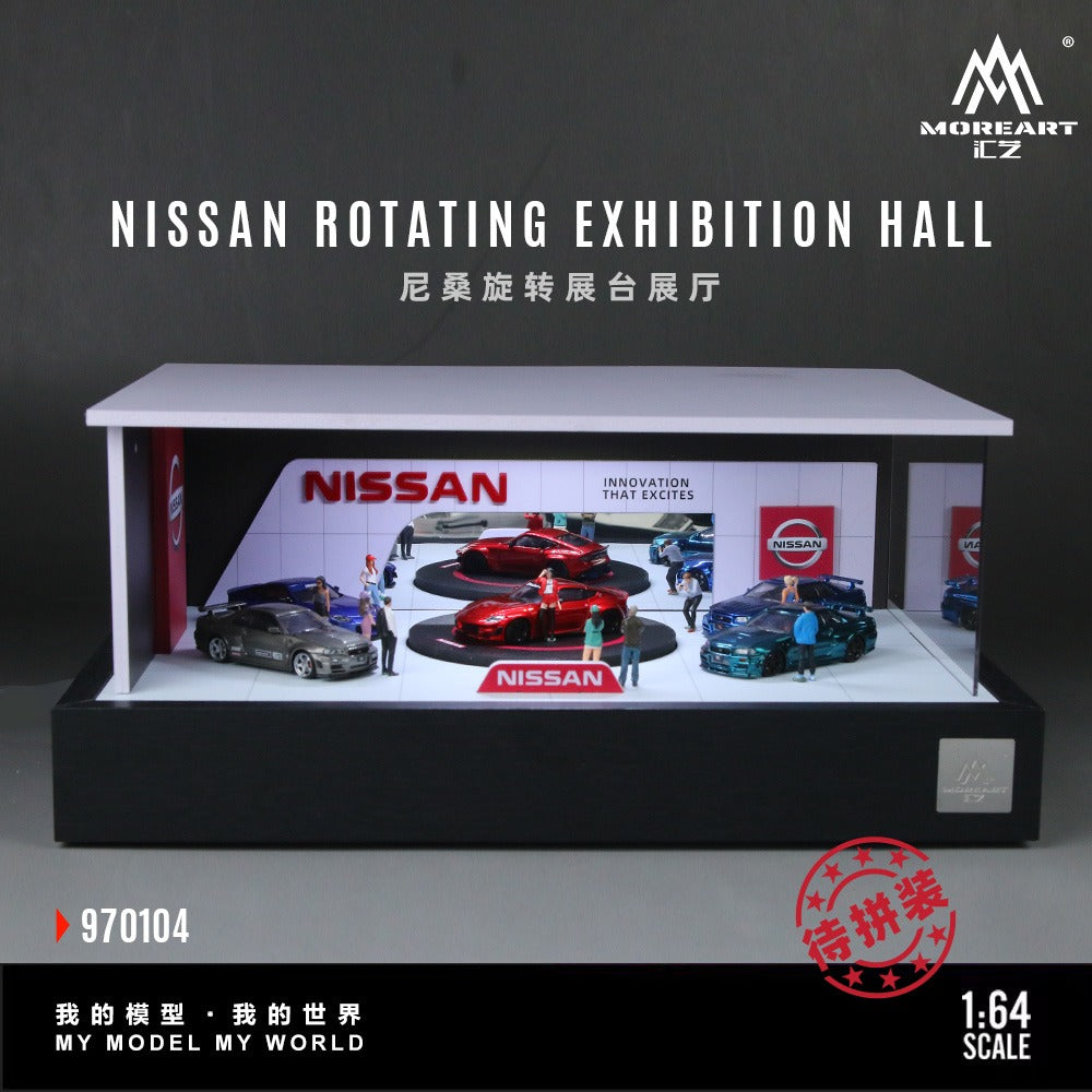(Pre-Order) (MO970104) - Nissan Rotating Booth Exhibition Hall