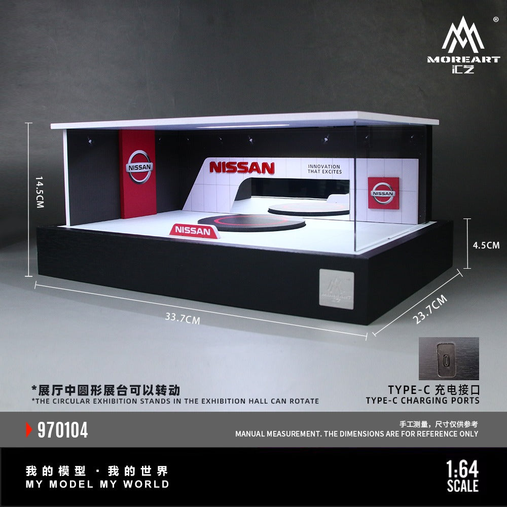 (Pre-Order) (MO970104) - Nissan Rotating Booth Exhibition Hall