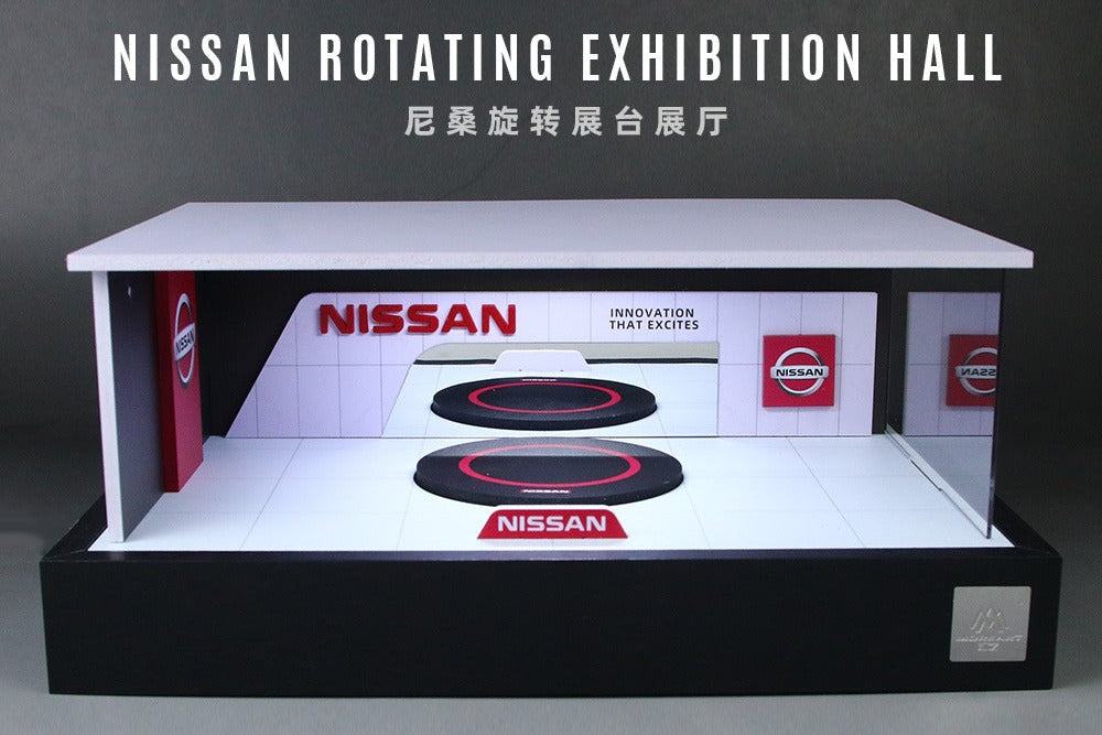 (Pre-Order) (MO970104) - Nissan Rotating Booth Exhibition Hall