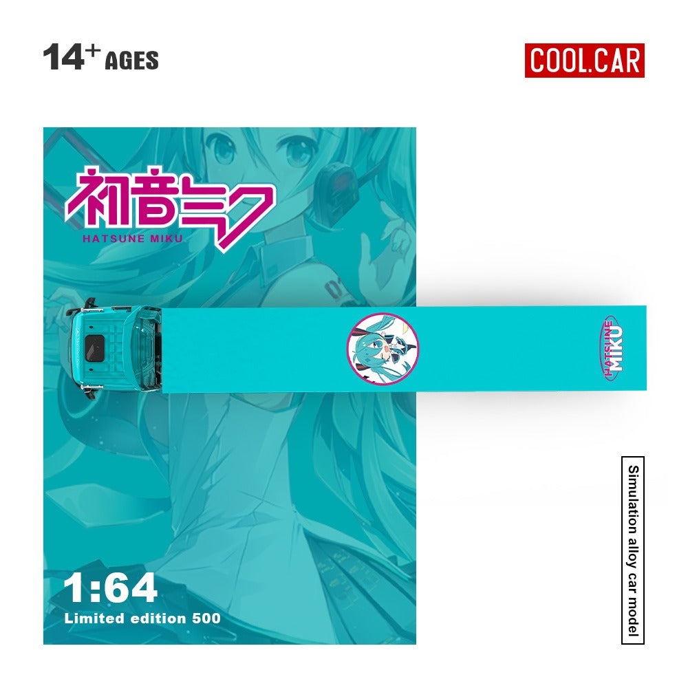 (Pre-Order)(CC646748) Mercedes-Benz Actros container truck (Hatsune Miku Livery)