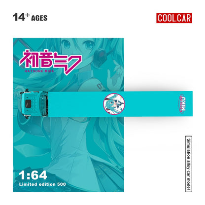 (Pre-Order)(CC646748) Mercedes-Benz Actros container truck (Hatsune Miku Livery)