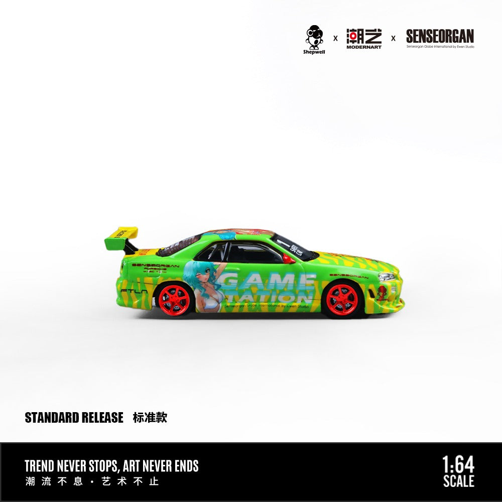 (Pre-Order)(MD800505) - Skyline GT-R R34 - Youthful Spirit