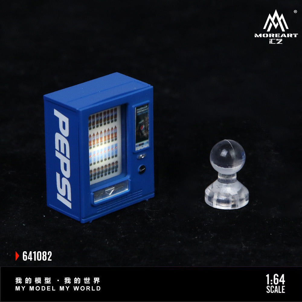 (Pre-Order) (MO641082) Cola-beverage vending machine set (Blue)