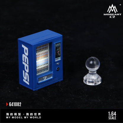 (Pre-Order) (MO641082) Cola-beverage vending machine set (Blue)