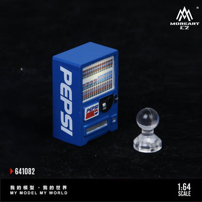 (Pre-Order) (MO641082) Cola-beverage vending machine set (Blue)