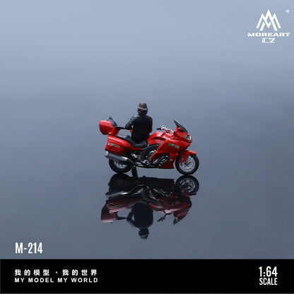 (Pre-Order) (MO222214) BMW K1600 Red Motorcycle Cool Rider Figurine Resin Model