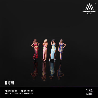 (Pre-Order) (MO223079) Fire Horse Bestowing Blessings Car Model Four Sisters Set