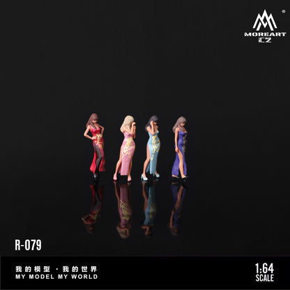 (Pre-Order) (MO223079) Fire Horse Bestowing Blessings Car Model Four Sisters Set