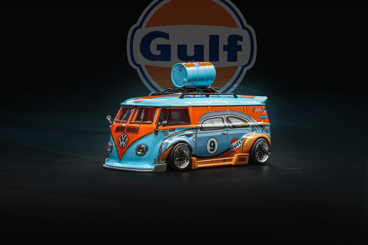 (Pre-Order) Liberty 64-VW T1 Widebody Lowrider - Gulf