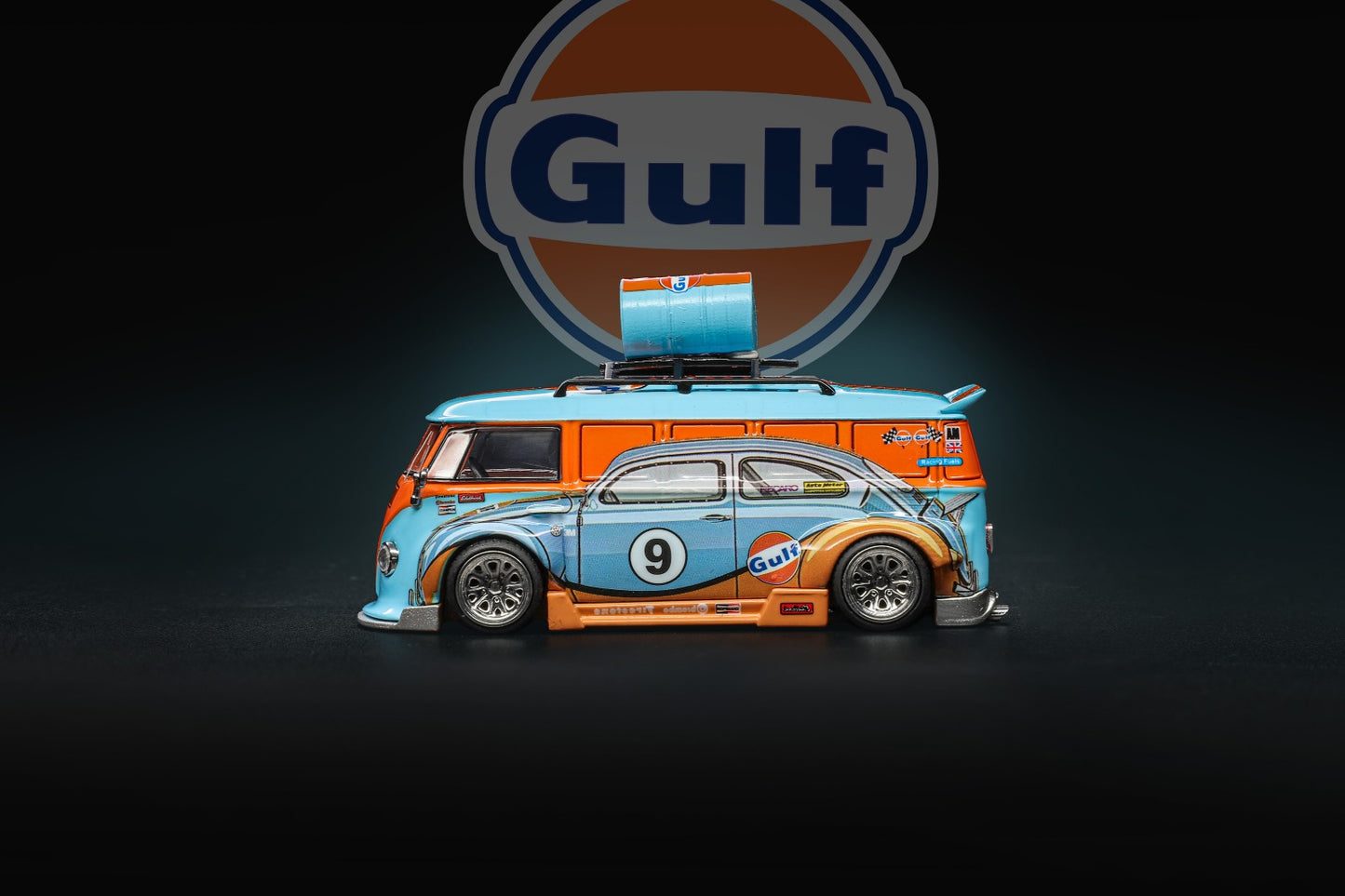 (Pre-Order) Liberty 64-VW T1 Widebody Lowrider - Gulf