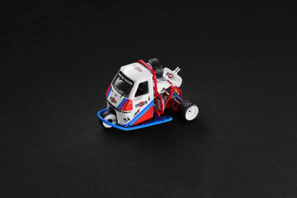 (Pre-Order) Liberty 64- Piaggio Ape Tuning (Martini Racing White)